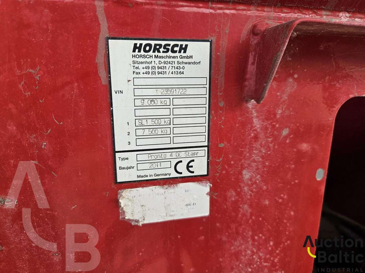 Horsch PRONTO 4 DC STARR, seeders, planters