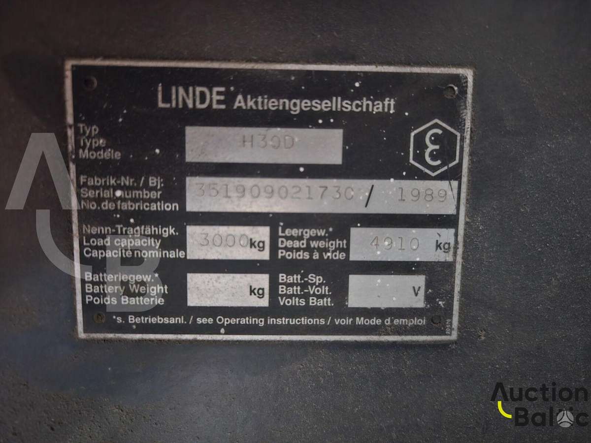 Linde H30D, вилочные погрузчики