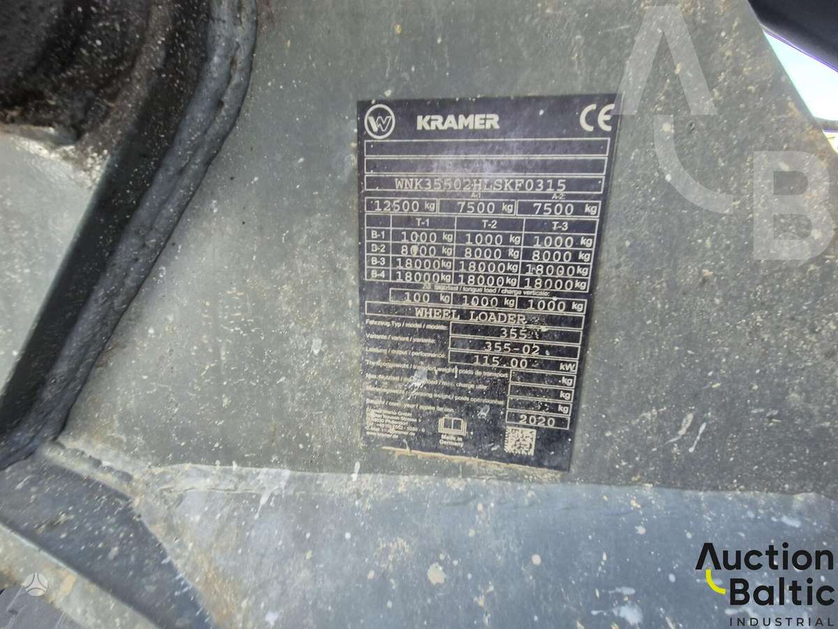Kramer 355, frontal loader