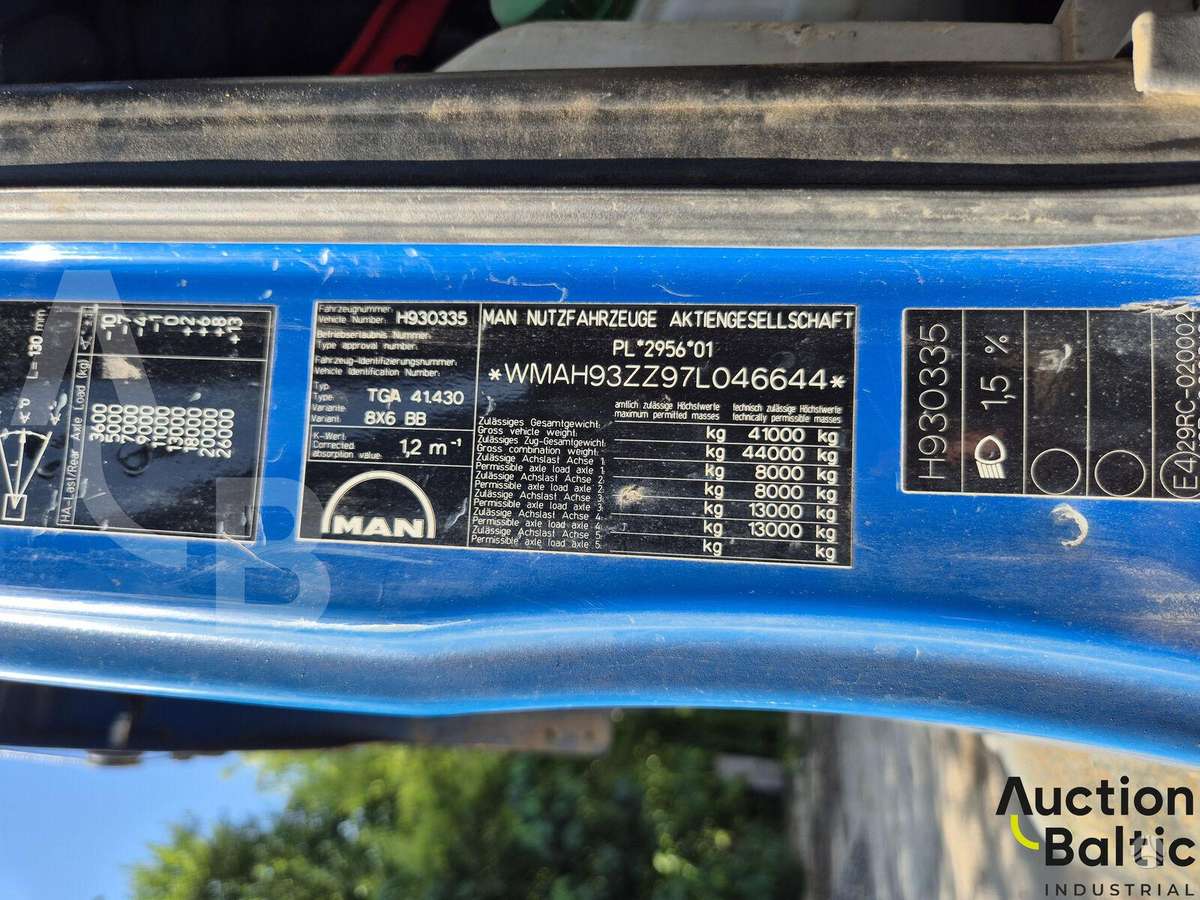 MAN TGA41.430, dumpers / tippers