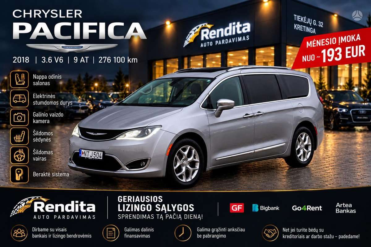 Chrysler Pacifica, 3.6 l., mpv / minivan