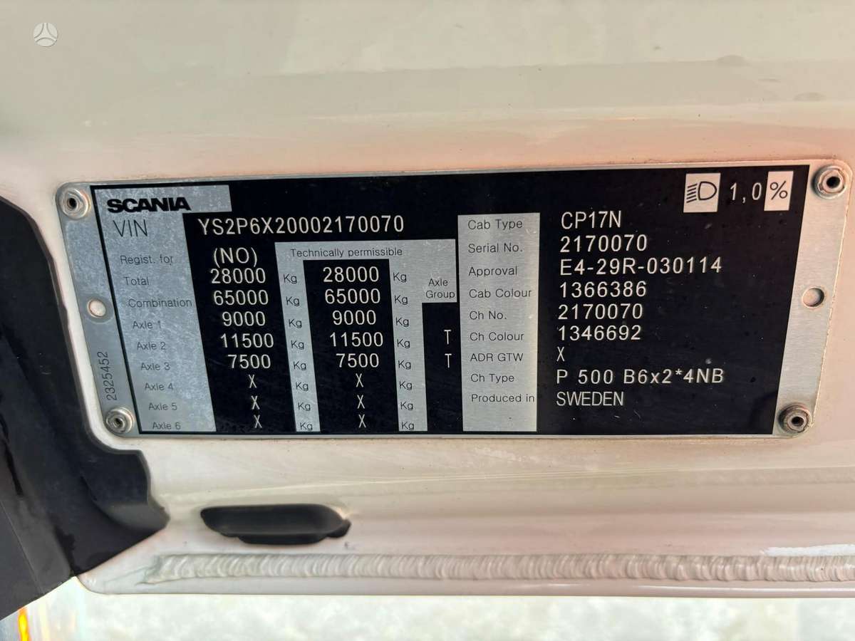 Scania P 500 6x2*4, контейнеровозы