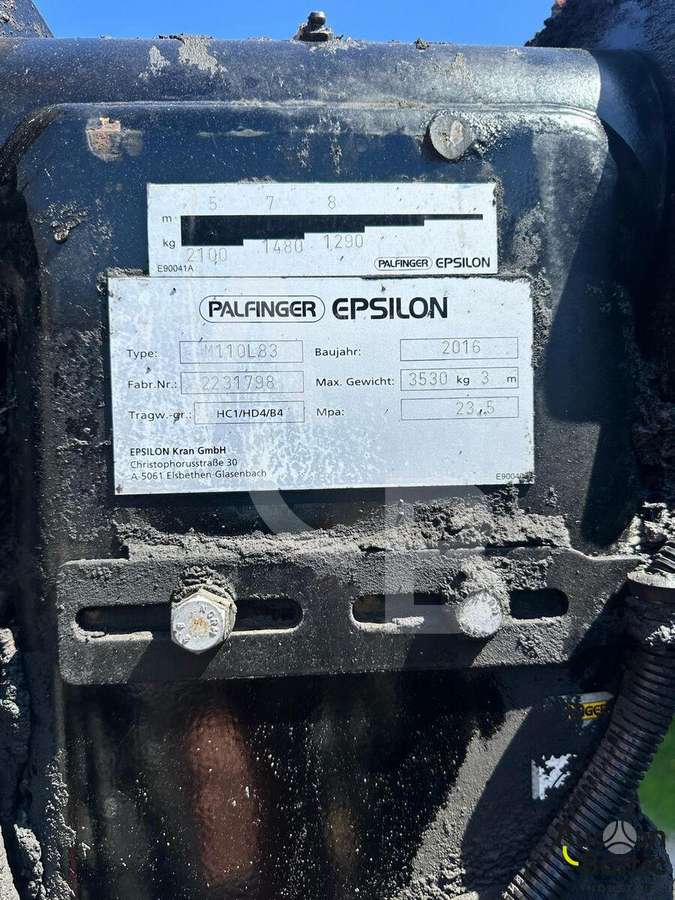 Palfinger Epsilon M 110 L 83, краны / манипуляторы