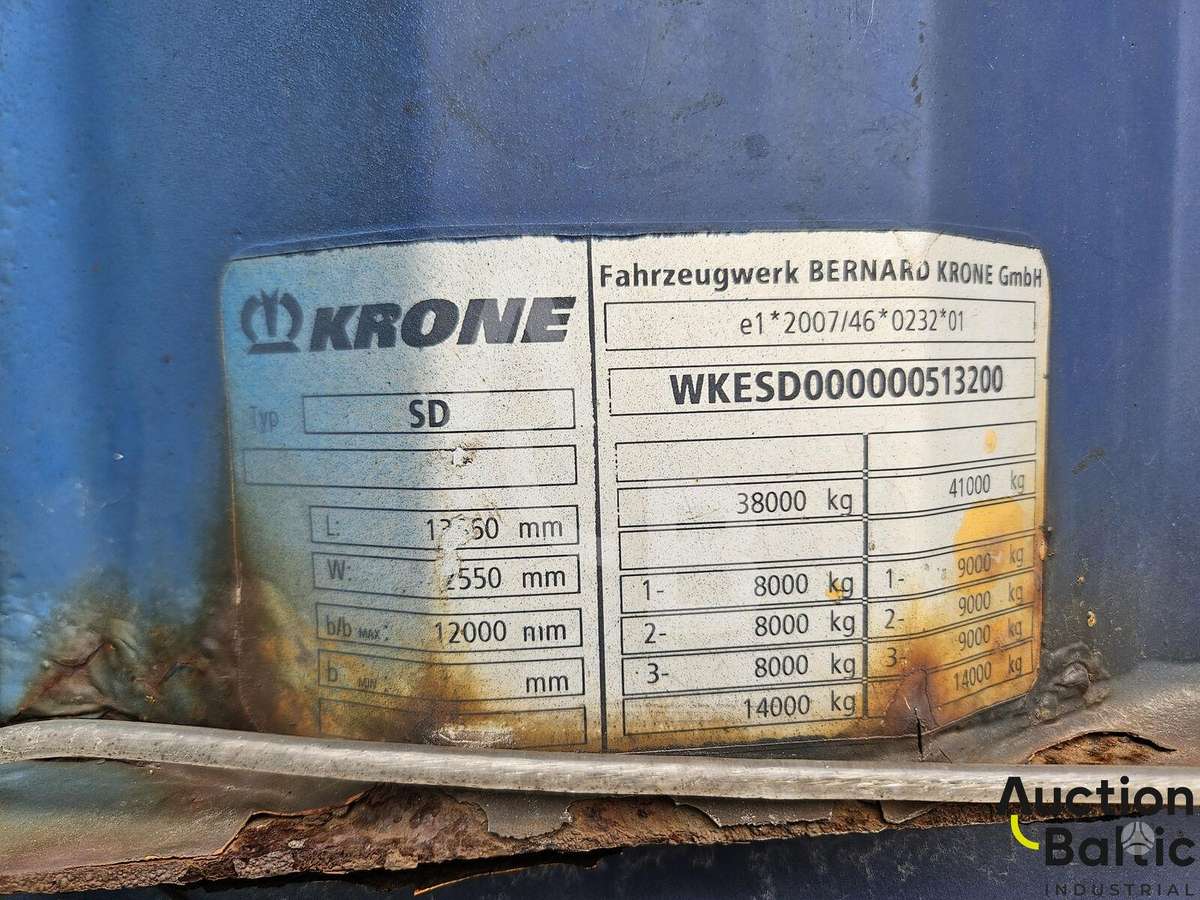Krone MEGA-LINER, užuolaidinės / tentinės