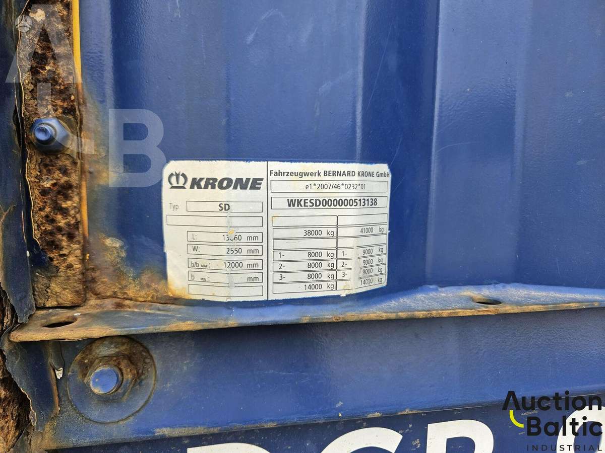 Krone MEGA-LINER, užuolaidinės / tentinės