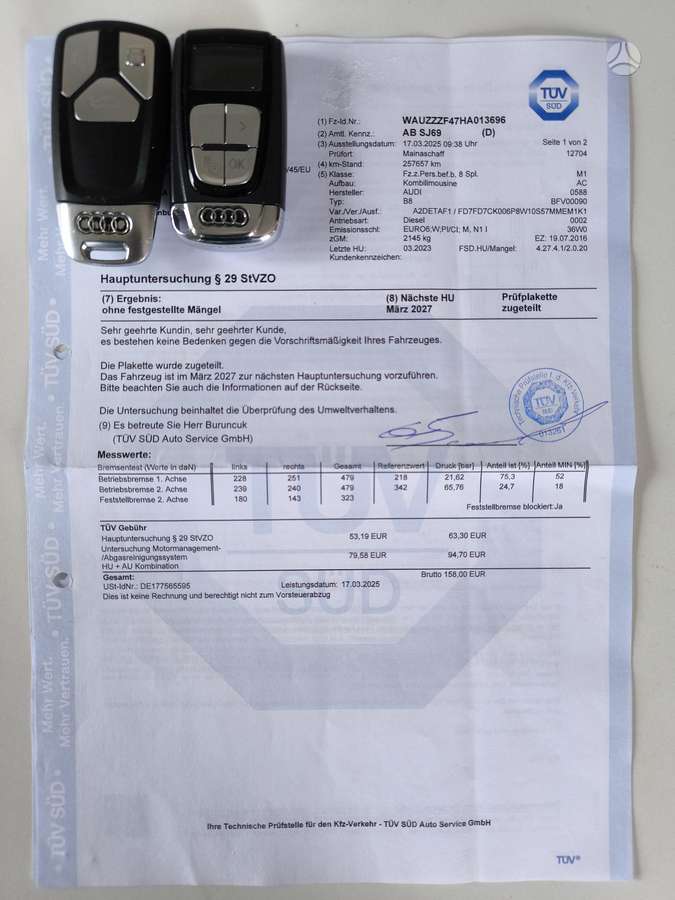 Audi A4, 2.0 l., wagon