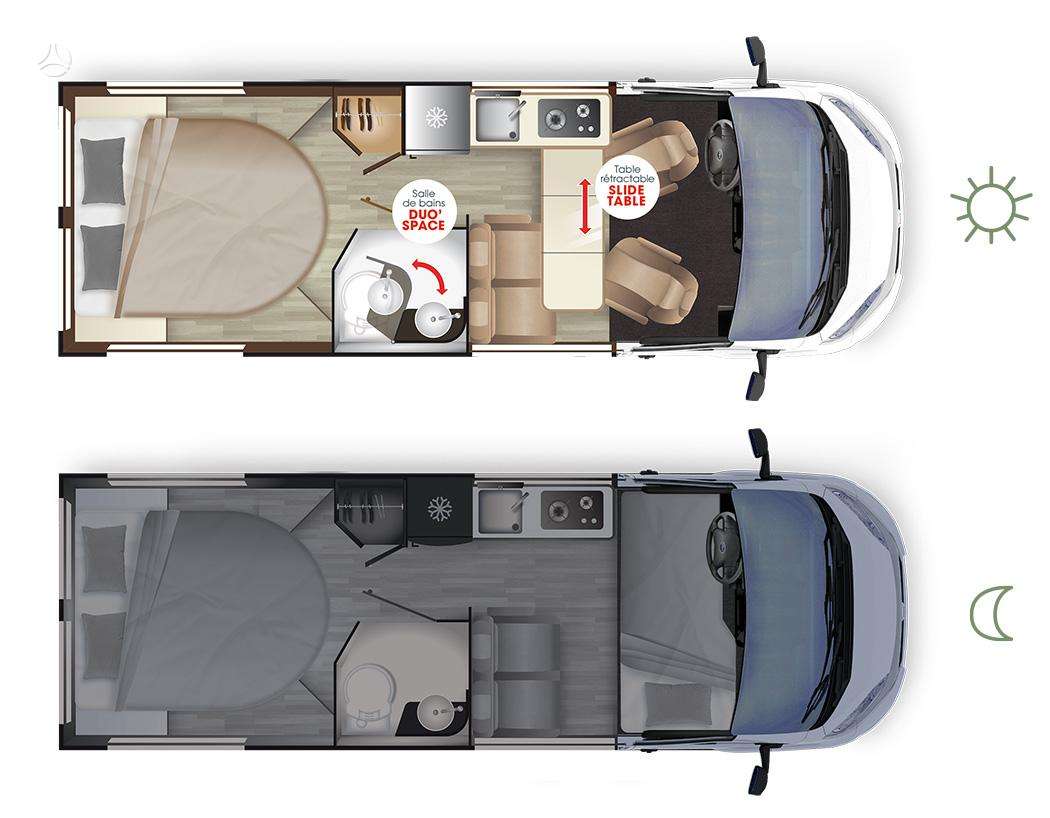 DREAMER D64 SELECT Saphir, campers
