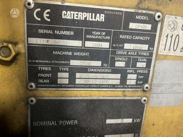 Caterpillar DP40K, вилочные погрузчики