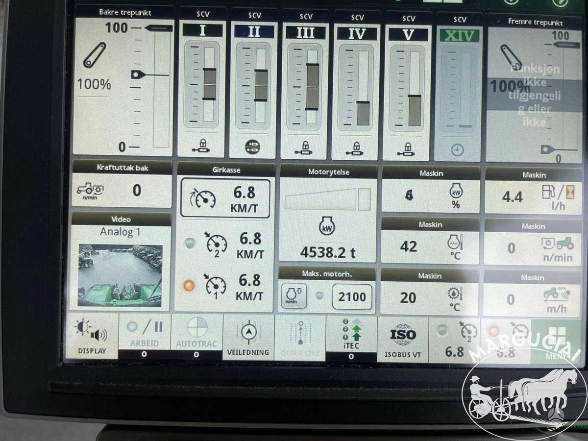 John Deere 7R350, 350 - 388 AG, тракторы