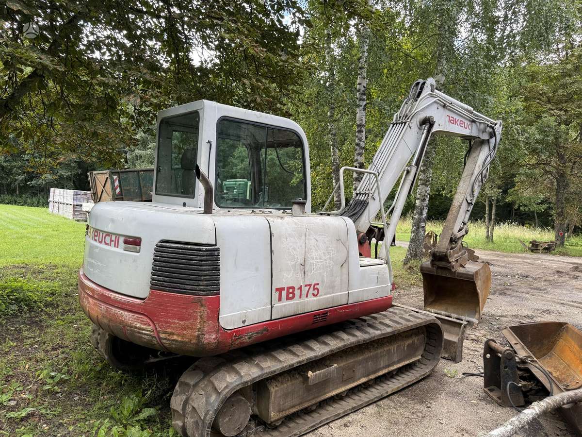 Takeuchi TB175, ekskavatoriai