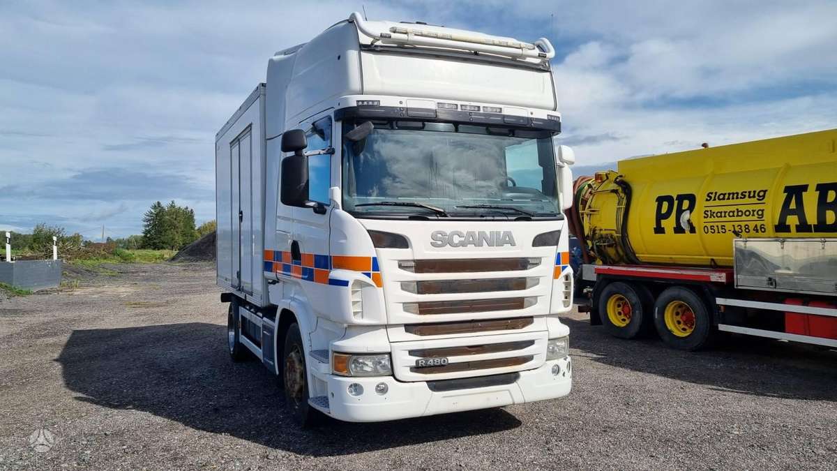 Scania R480, kietašoniai