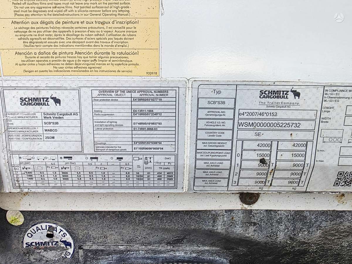 Schmitz SKO FP25 SUPER, isothermal