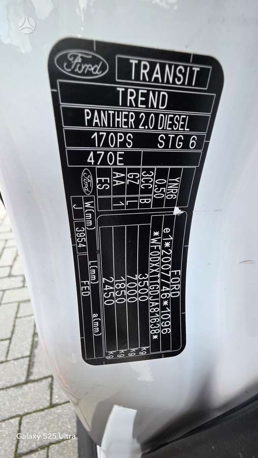 Ford TRANSIT, auto vedēji