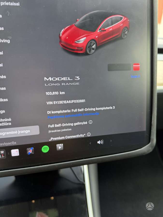 Tesla Model 3, 75 kWh, saloon / sedan