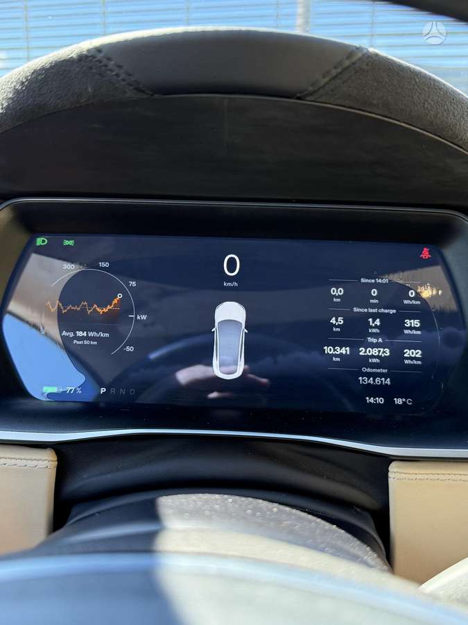 Tesla Model S, 90 kWh, sedanas