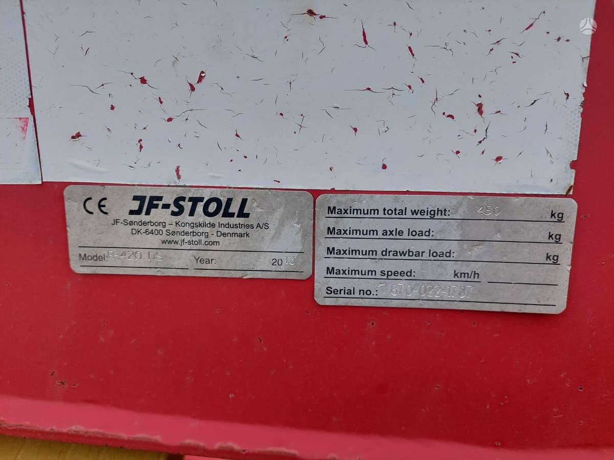 Stoll JF-STOLL R420 DS, грабли