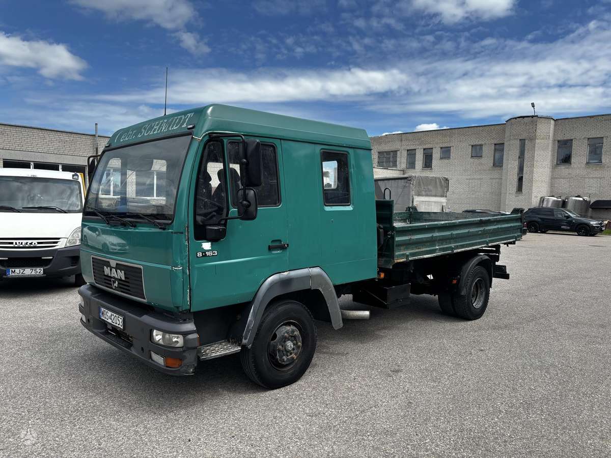 MAN 8-163, dumpers / tippers
