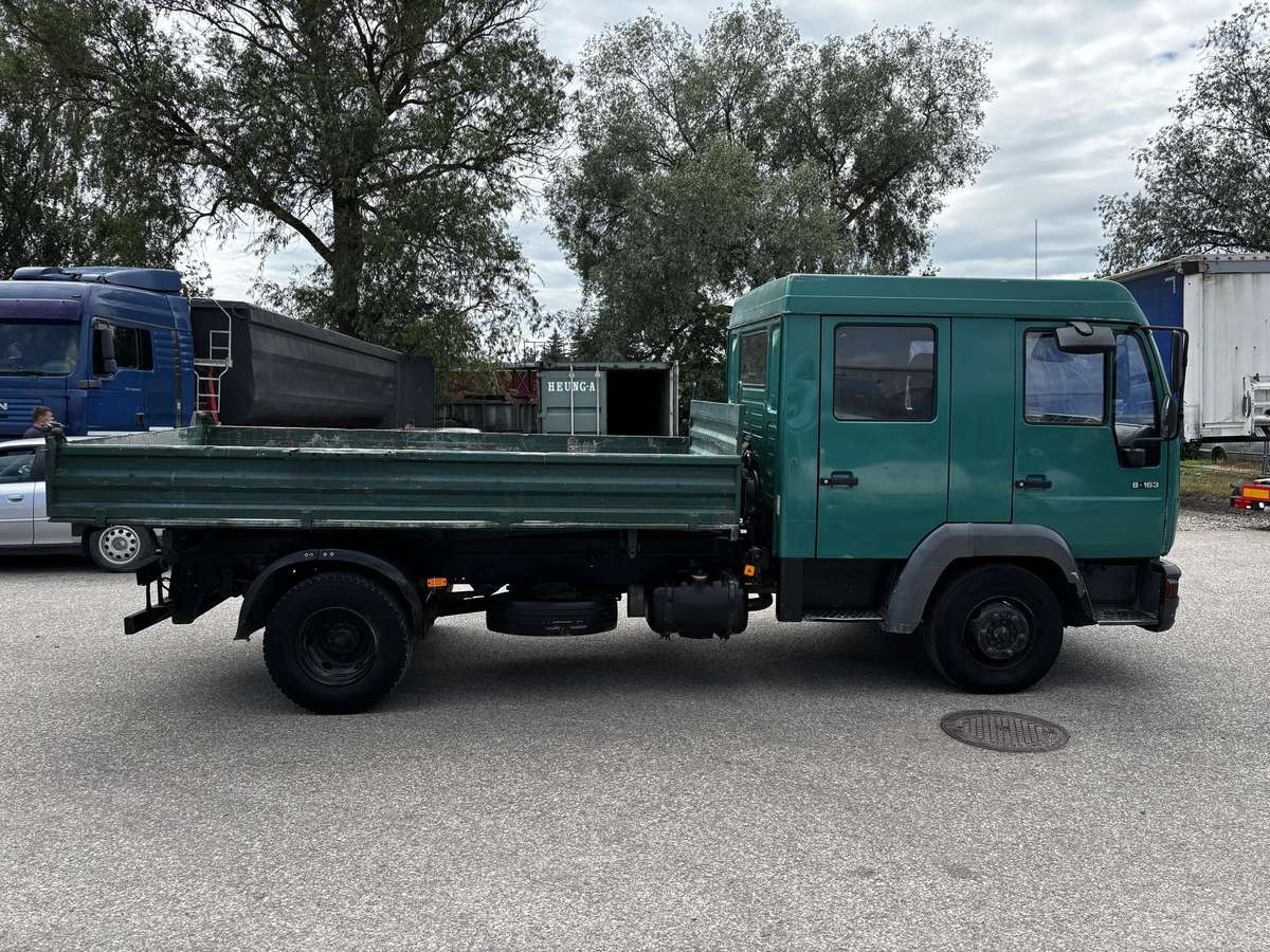 MAN 8-163, dumpers / tippers