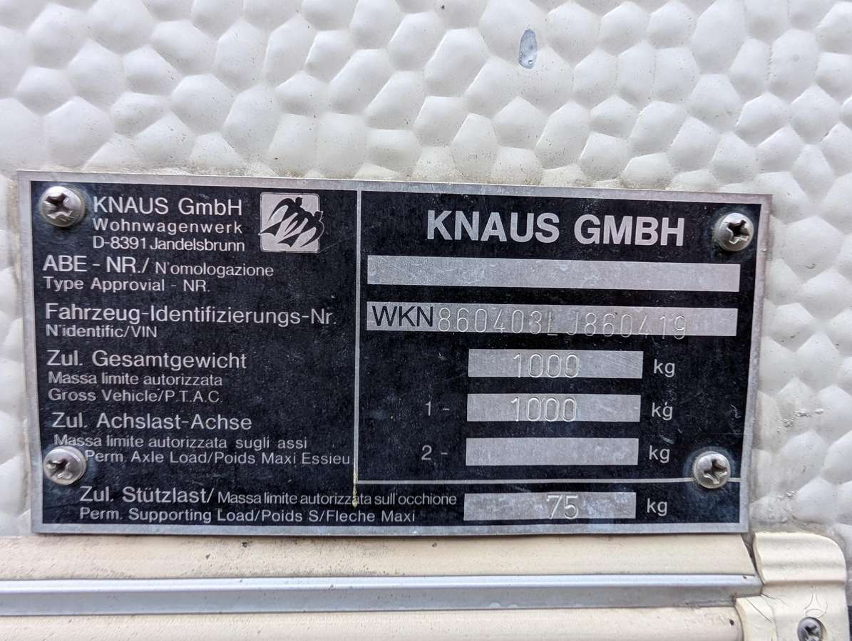 Knaus Sudwind 485, caravans