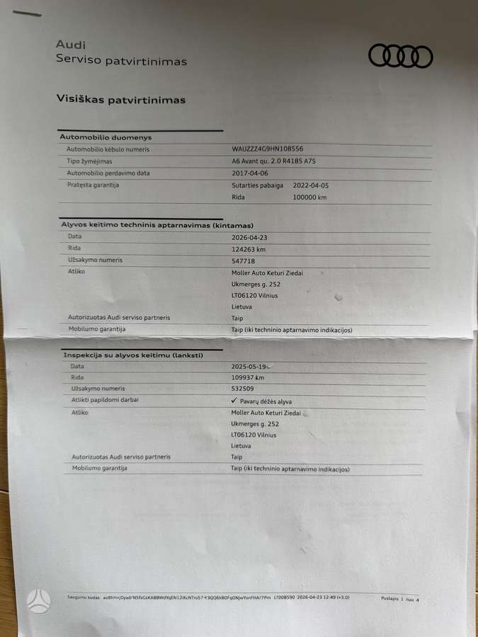 Audi A6, 2.0 l., Универсал