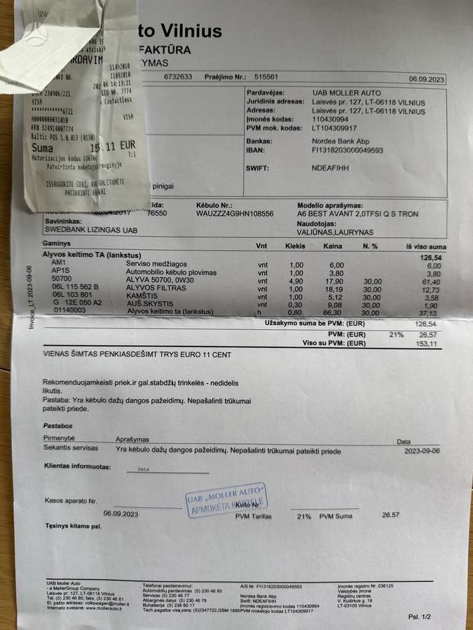 Audi A6, 2.0 l., Универсал