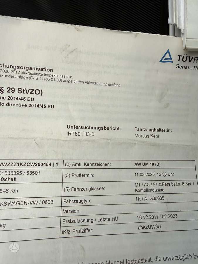 Volkswagen Golf, 1.2 l., hatchback
