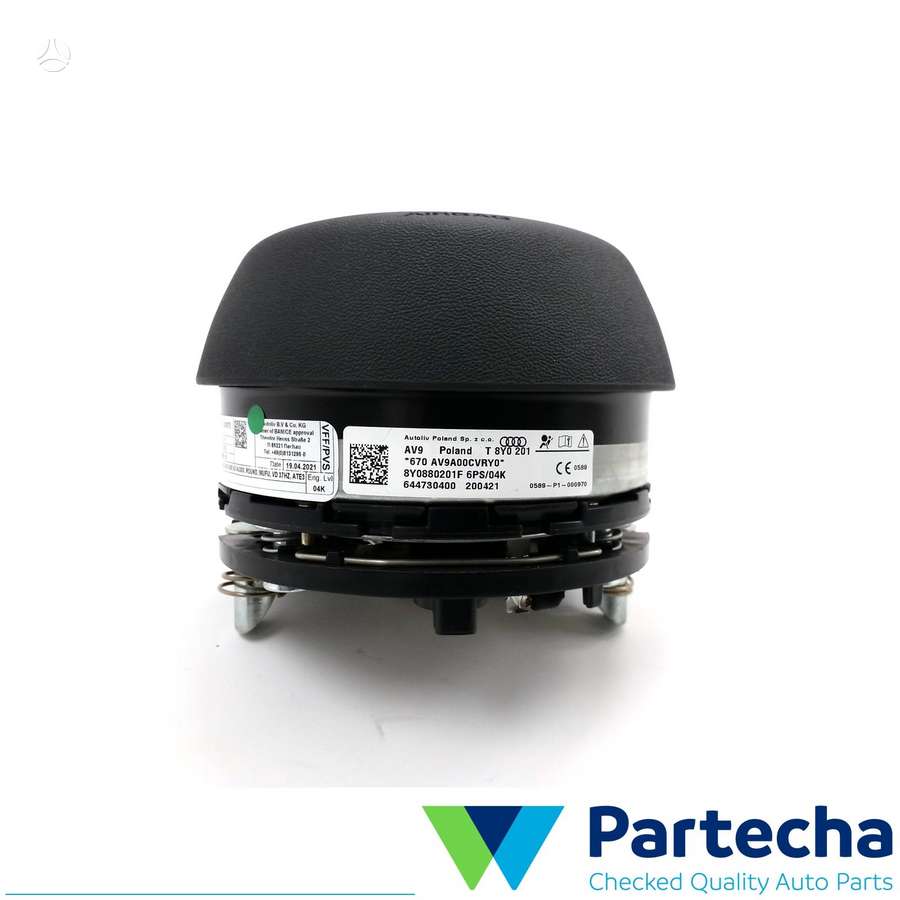 Audi A1, 8Y0880201F, oro pagalvės
