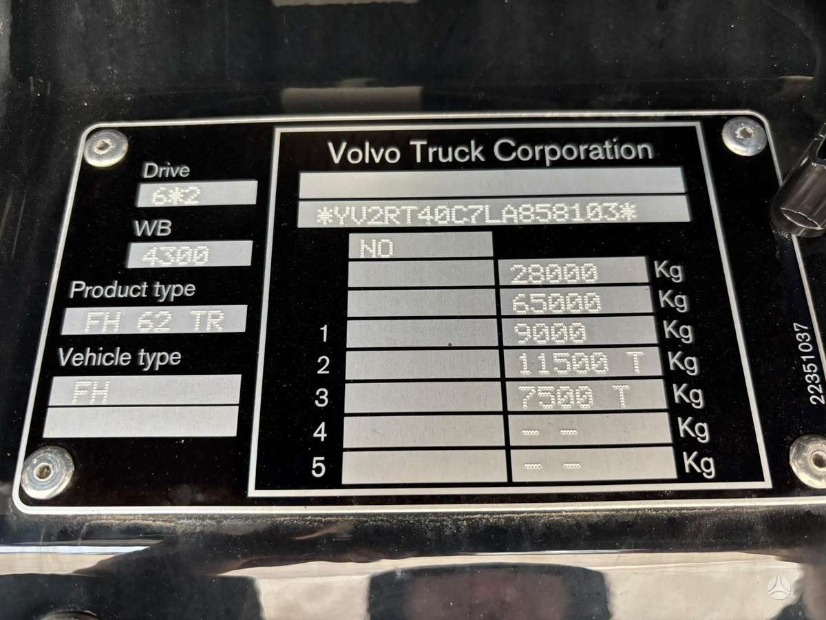 Volvo FH 500 6x2, other