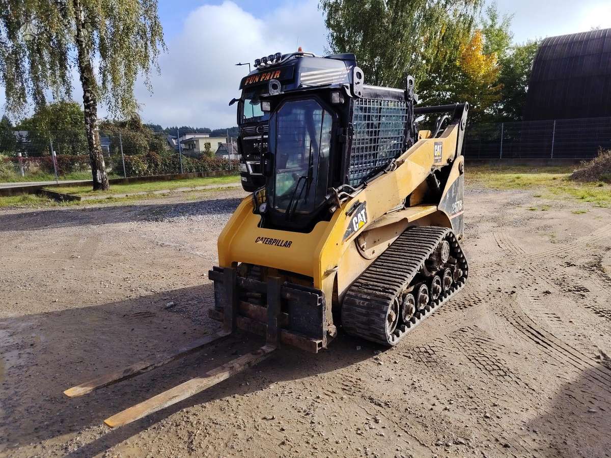 Caterpillar 257B, mini krautuvai