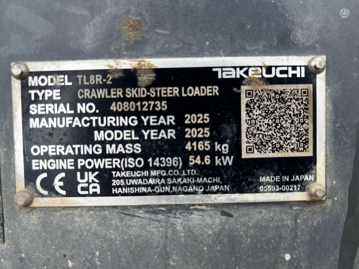 Takeuchi TL8R2, мини-погрузчики