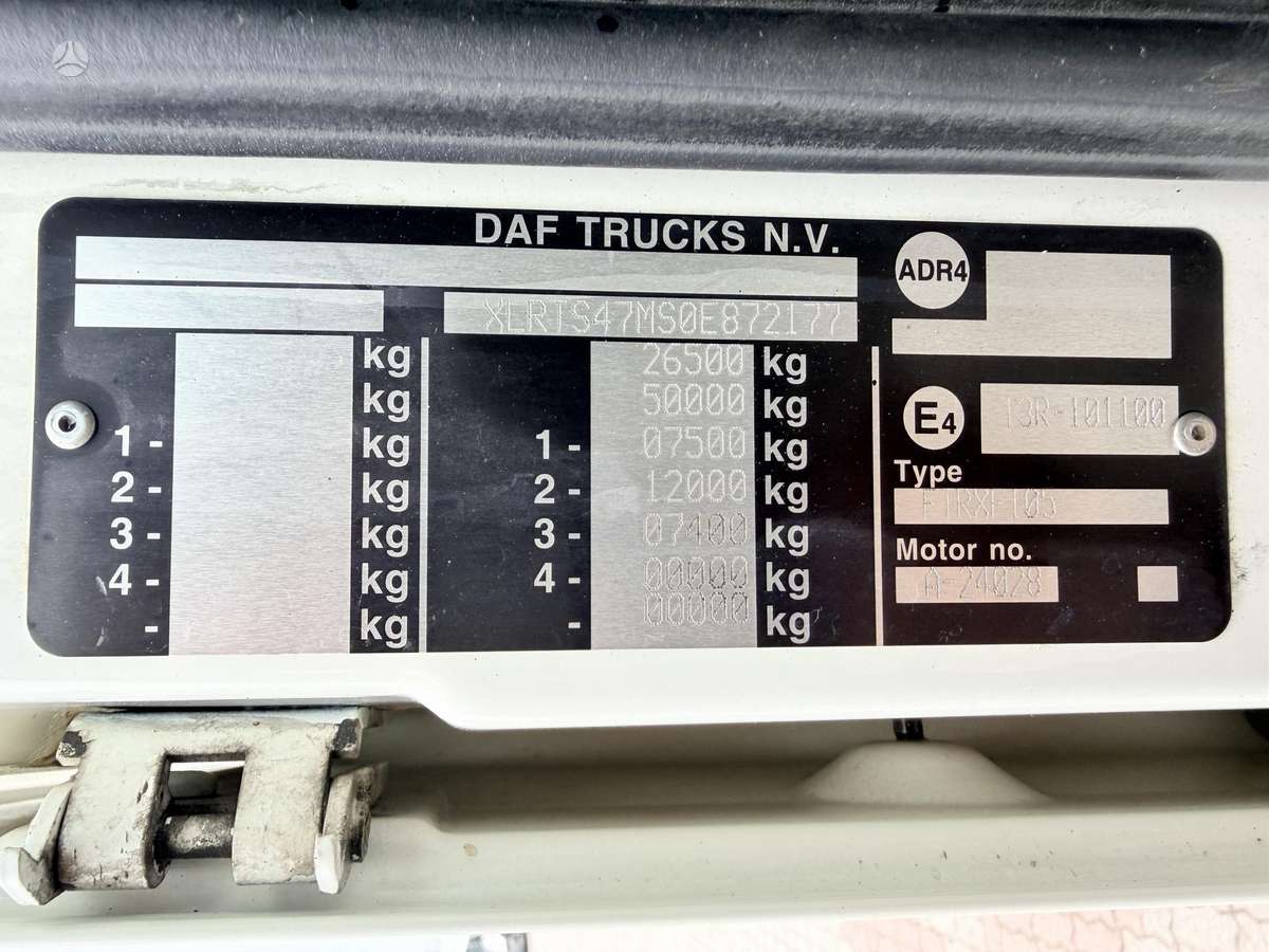 DAF XF105/510, double sleeper