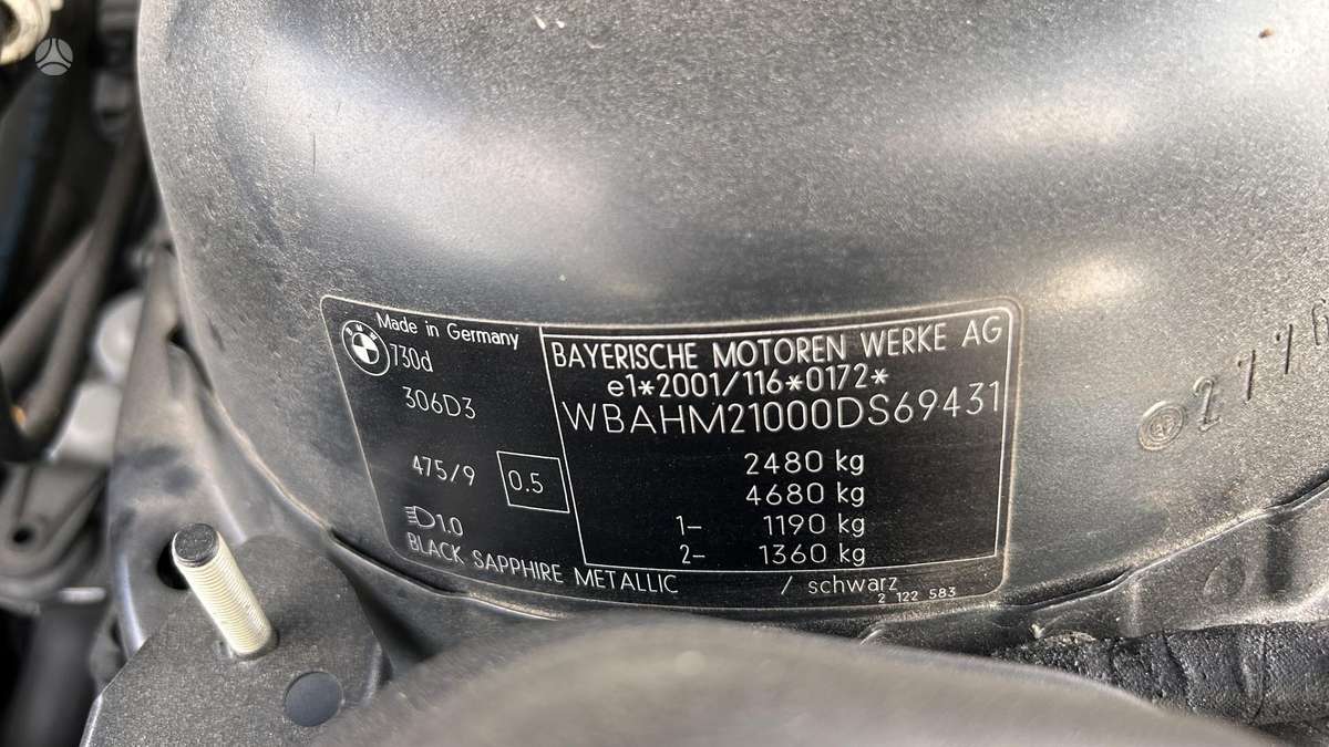 BMW 730, 3.0 l., Седан