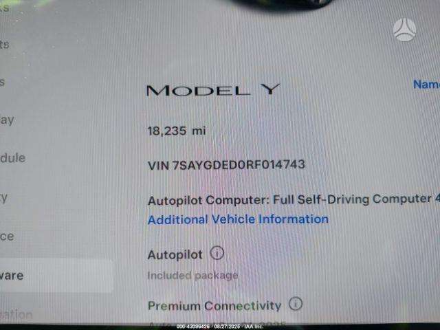 Tesla Model Y, saloon / sedan