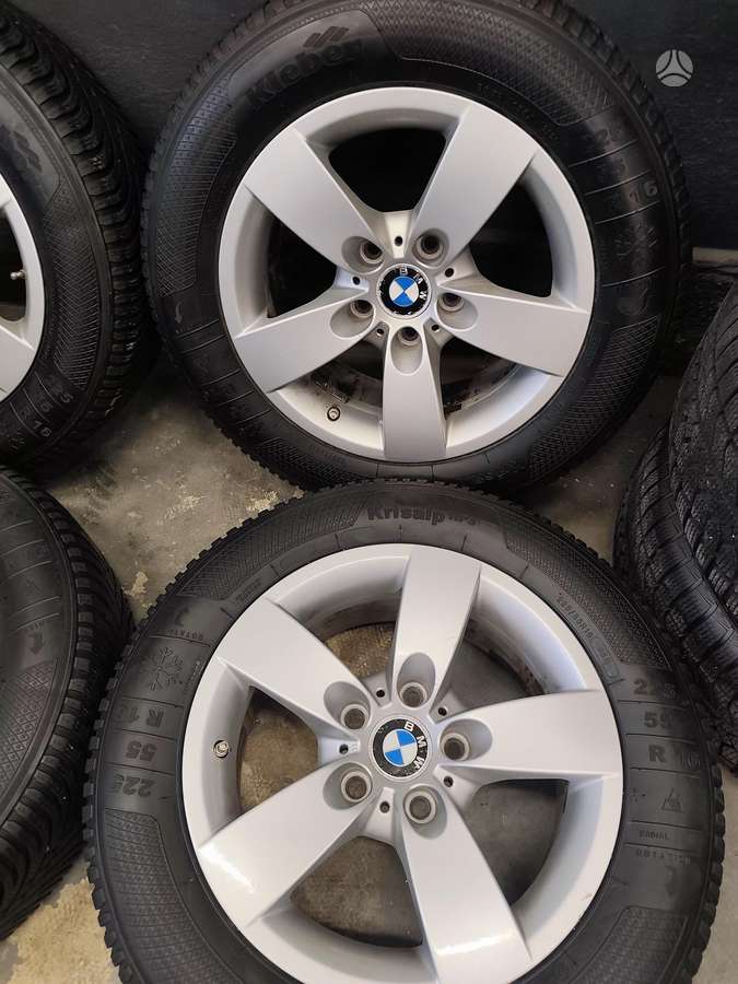 BMW E60 E61 žiemines padangos, легкосплавные , R16