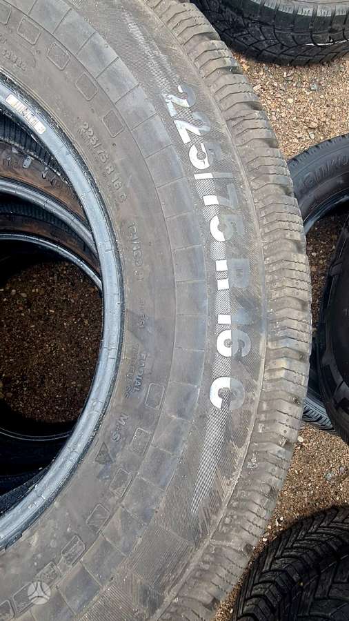 Continental VancoFourSeason 2, universalios 225/75 R16