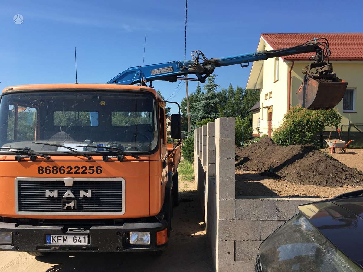 MAN 14-140, savivarčiai su kranu