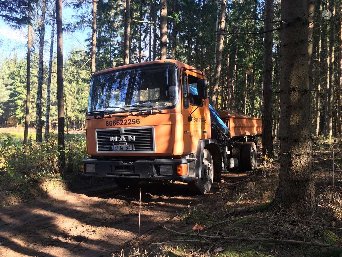 MAN 14-140, savivarčiai su kranu
