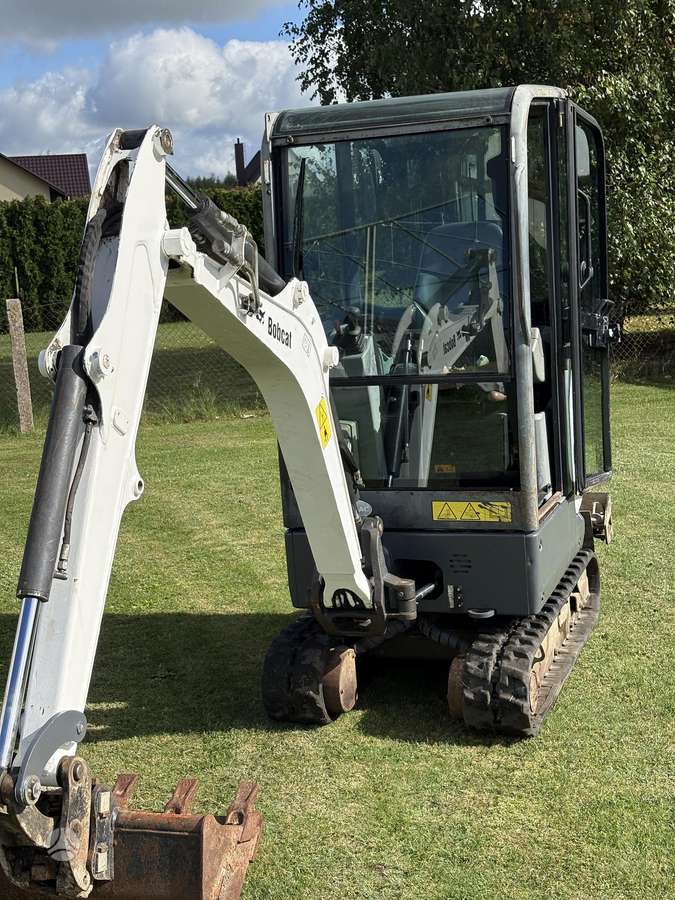 Bobcat E20, mini ekskavatoriai