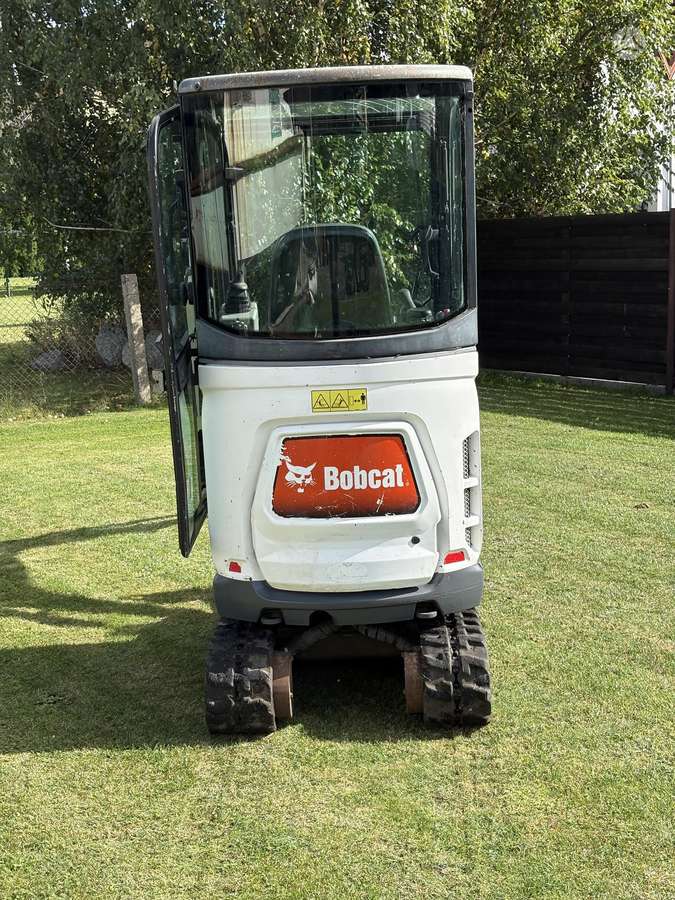 Bobcat E20, mini ekskavatoriai