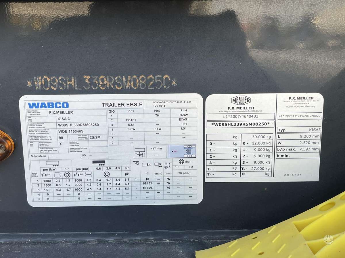 Meiller Meiller MHPS 44.3-N (10941), самосвалы