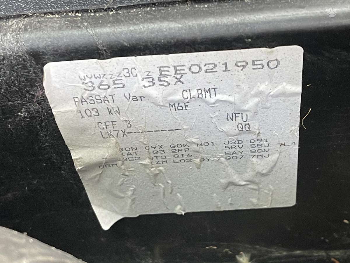 Volkswagen Passat по частям