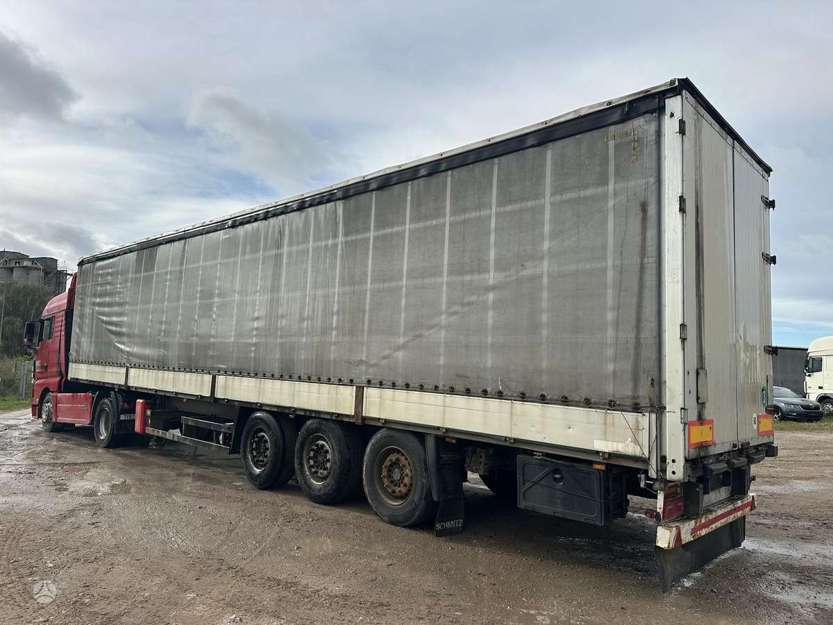 Schmitz Bort-schtora, curtainsider with dropside