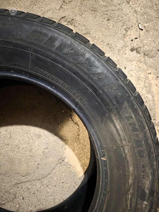Bridgestone Blizzak, всесезонные 265/60 R18