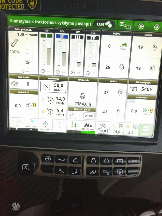 John Deere 6195R, tractors