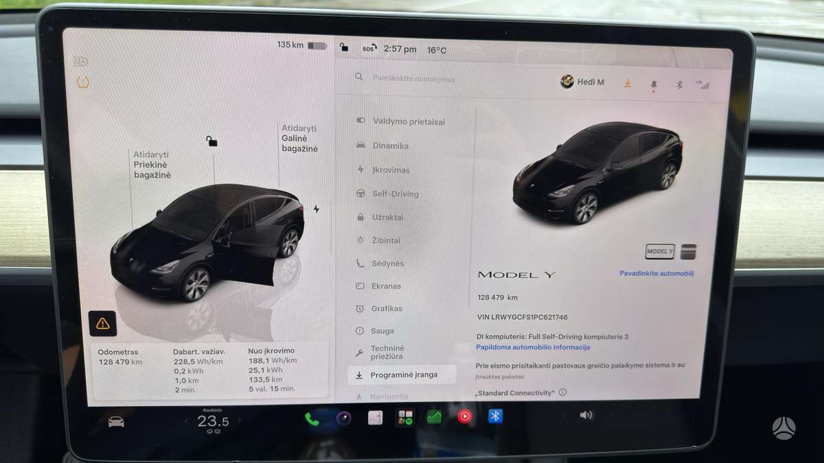 Tesla Model Y, 60 kWh, hatchback