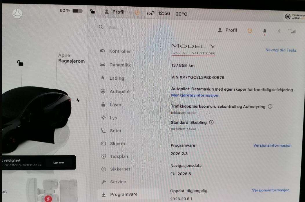 Tesla Model Y, hečbekas