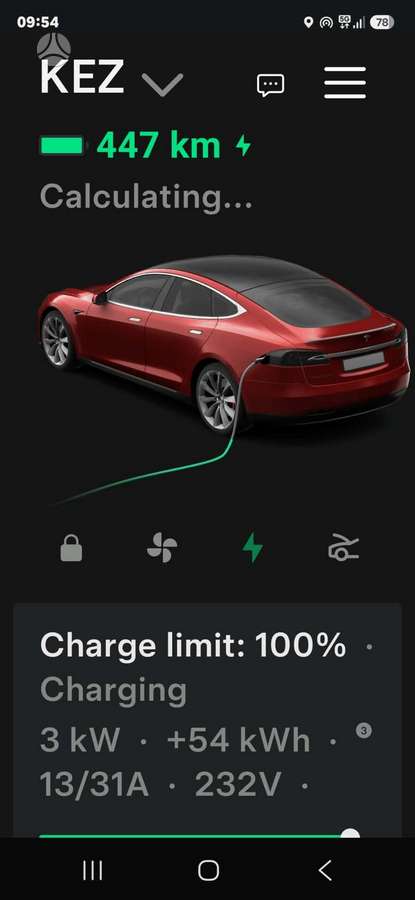 Tesla Model S, 85 кВт·ч, Седан