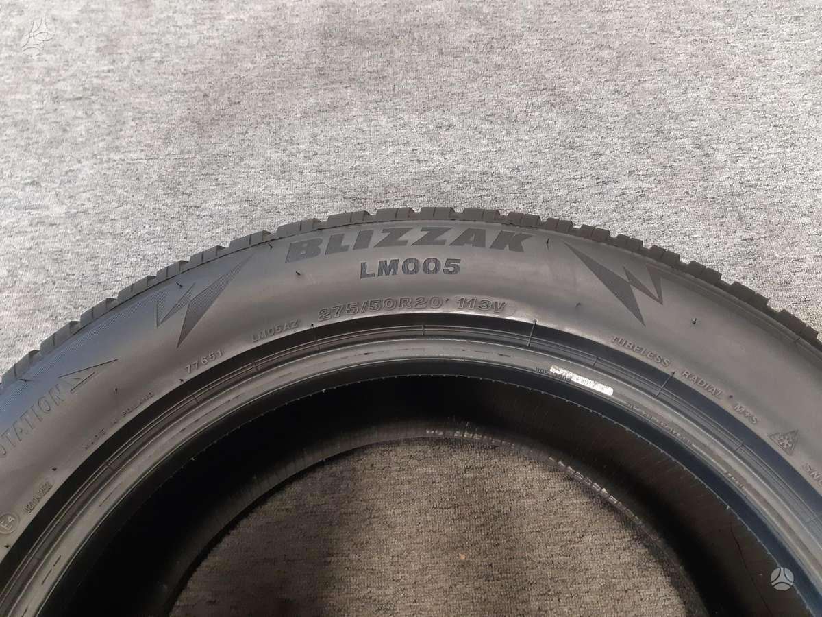 Bridgestone 2024m 95% LM005+Blizz6*, всесезонные 275/50 R20