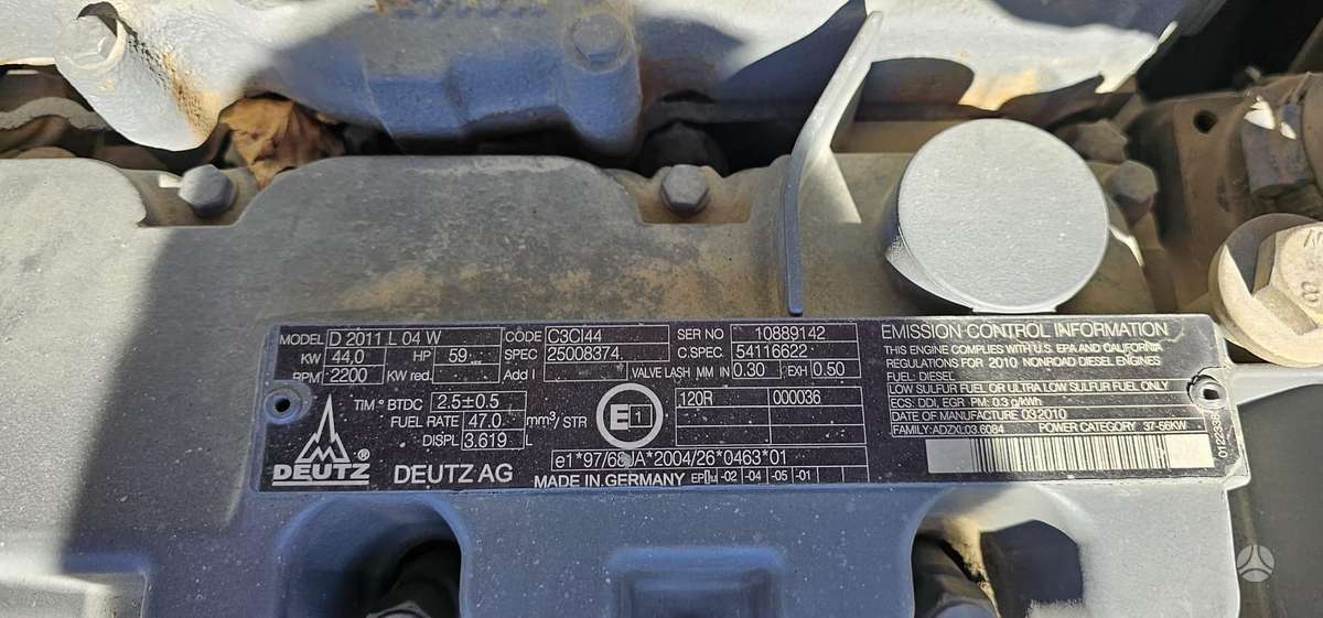 Terex TL80, фронтальные погрузчики
