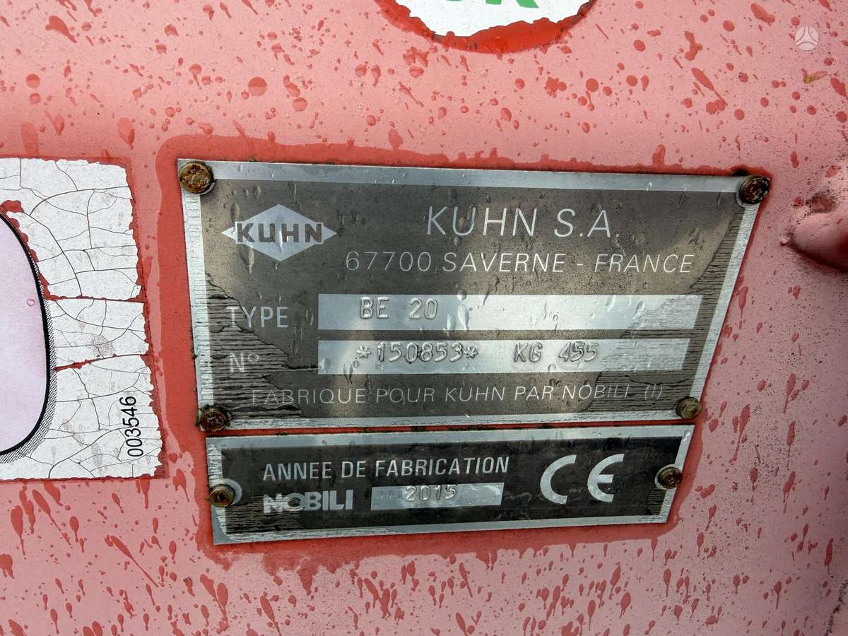 Kuhn BE 20, hay mowers / conditioners